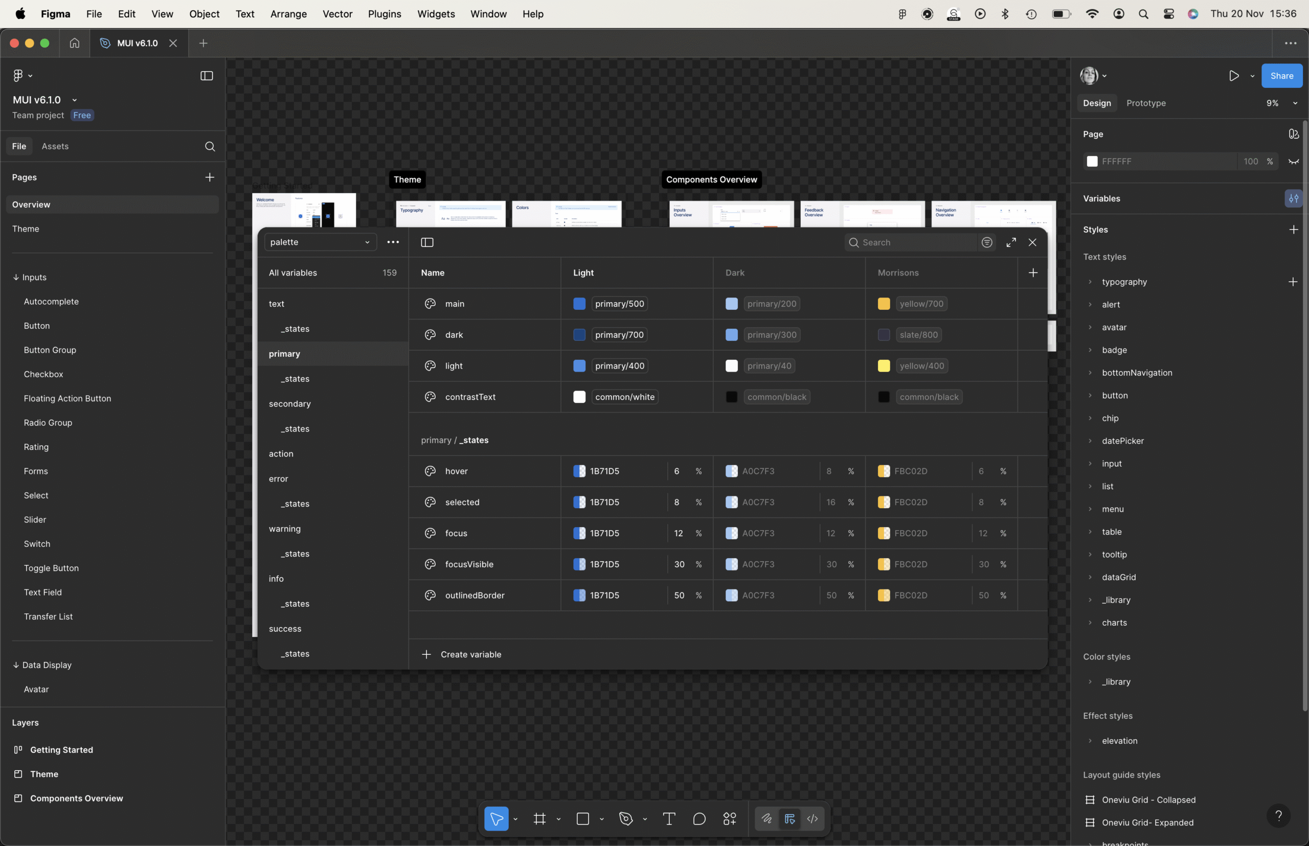 OneViu MUI Migration